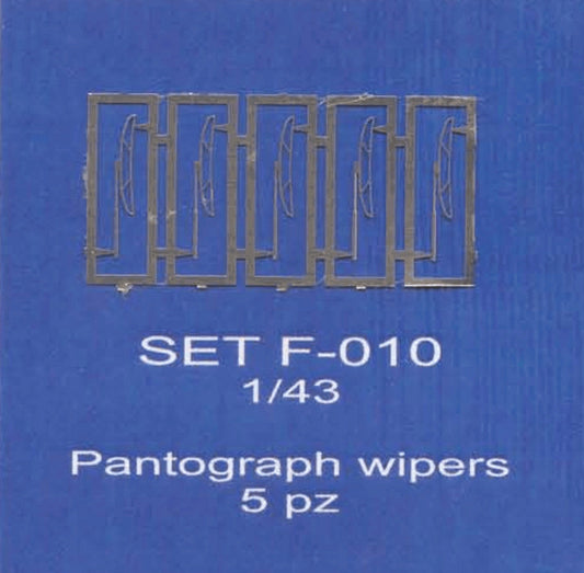 ABC ACCESSORI-SPARE PARTS SETF010 TERGICRISTALLI A PANTOGRAFO-PANTOGRAPH WIPERS