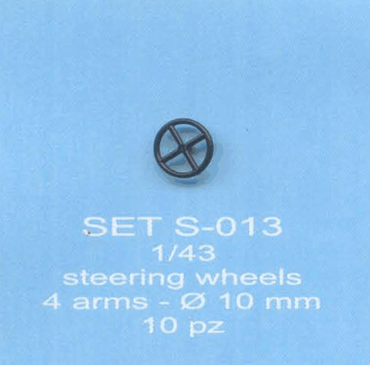 ABC ACCESSORI-SPARE PARTS SETS013 VOLANTE A 4 RAZZE PIANO -STEERING WHEEL 4 ARMS