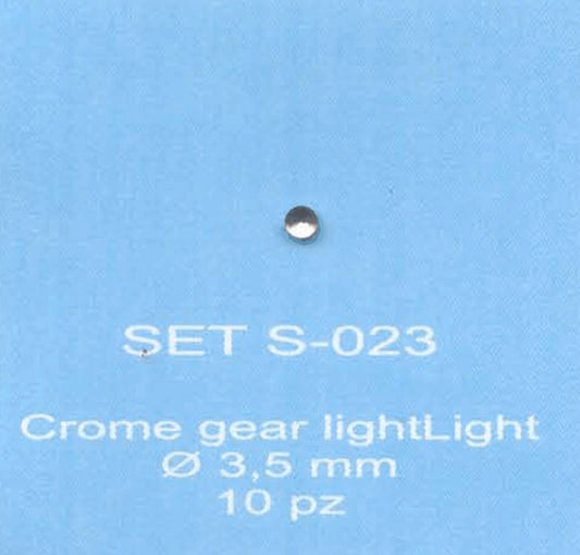 ABC ACCESSORI-SPARE PARTS SETS023 PARABOLA FARO OTTONE NICHELATO A CALICE- CROME