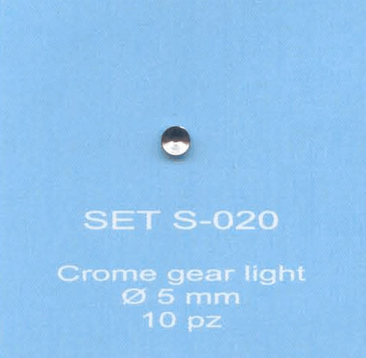ABC ACCESSORI-SPARE PARTS SETS020 PARABOLA FARO OTTONE NICHELATO A CALICE- CROME