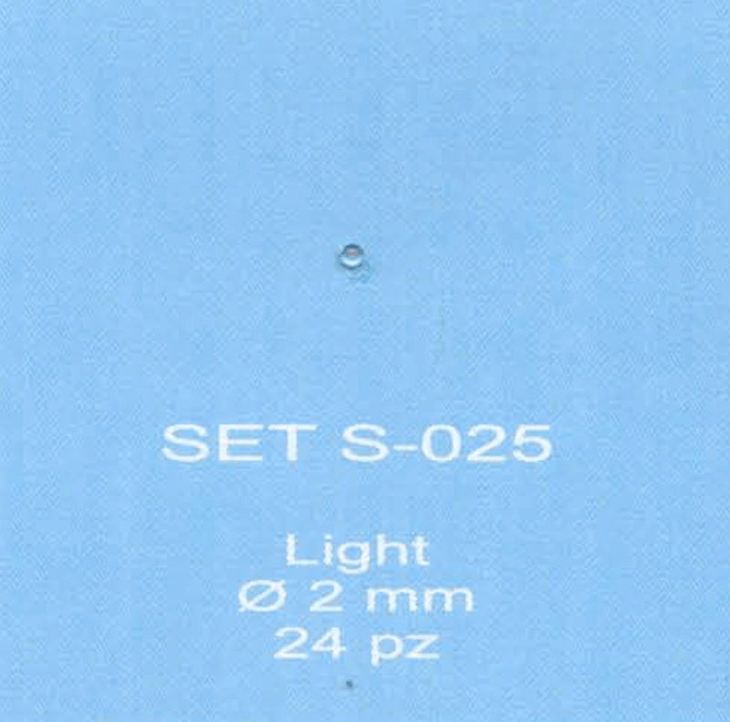 ABC ACCESSORI-SPARE PARTS SETS025 FANALINO TRASPARENTE / TRANSPARENT LIGHT Ø 2 m