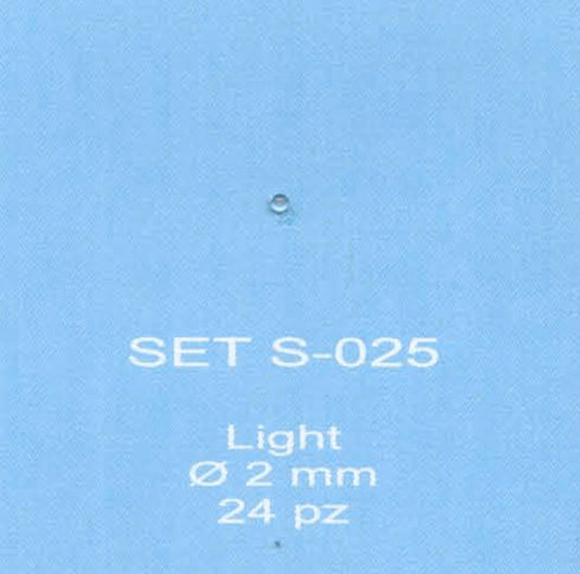 ABC ACCESSORI-SPARE PARTS SETS025 FANALINO TRASPARENTE / TRANSPARENT LIGHT Ø 2 m