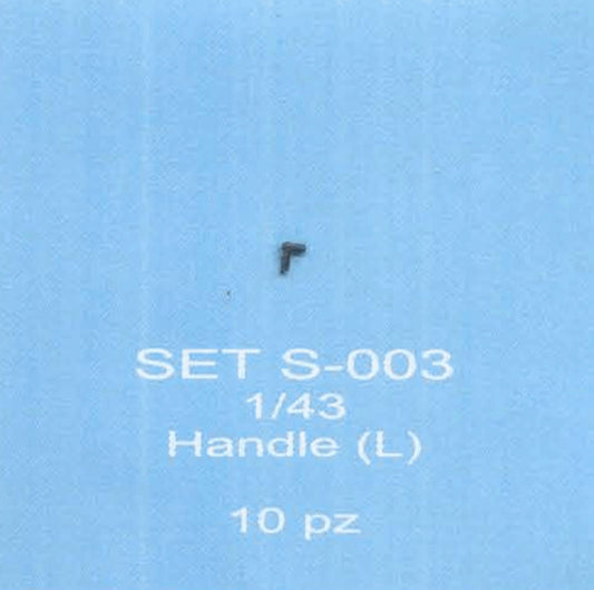 ABC ACCESSORI-SPARE PARTS SETS003 MANIGLIA ( L)/ HANDLE (L) -(10 PZ)