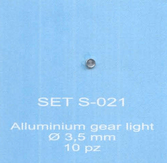 ABC ACCESSORI-SPARE PARTS SETS021 PARABOLA FARO ALLUMINIO PIATTO-ALLUMINIUM GEAR