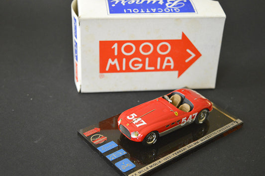 ABCxBRUNERI 1953 FERRARI 340- XX MILLE MILGLIA 1953 MARZOTTO- CROSARA # 547