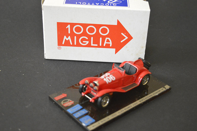 ABCxBRUNERI 1932 ALFA ROMEO 2300 VI MILLE MIGLIA 1932 BORZACCHINI-BIGNAMI # 106