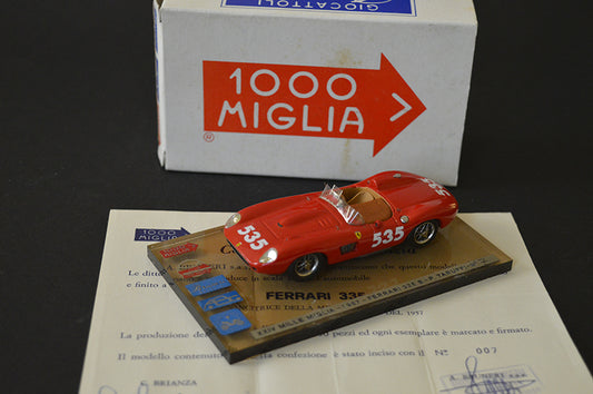 ABCxBRUNERI 1957 FERRARI 335 S - XXIV MILLE MIGLIA 1957 P.TARUFFI # 535