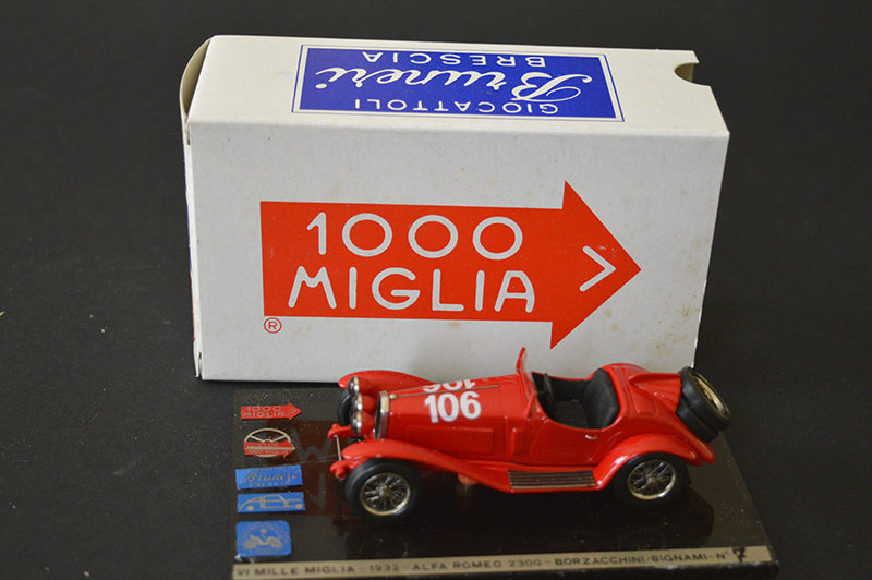 ABCxBRUNERI 1932 ALFA ROMEO 2300 VI MILLE MIGLIA 1932 BORZACCHINI-BIGNAMI # 106
