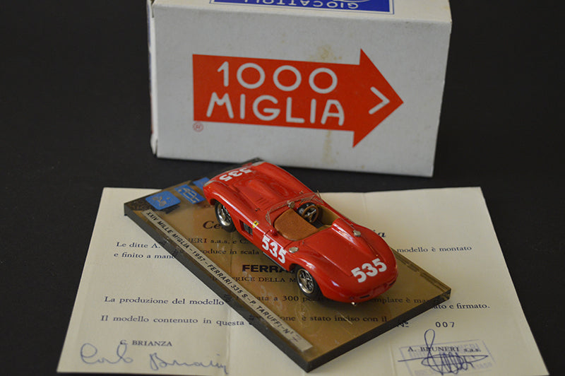 ABCxBRUNERI 1957 FERRARI 335 S - XXIV MILLE MIGLIA 1957 P.TARUFFI # 535