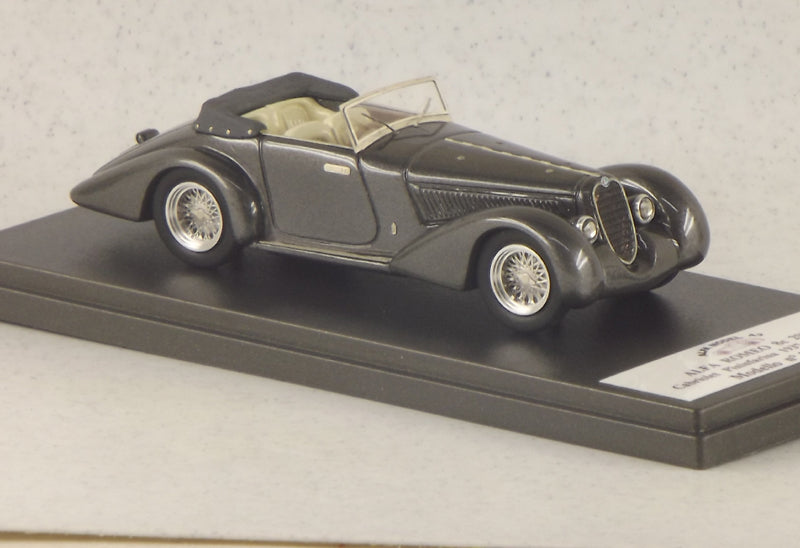 ALFA MODEL AM43231 ALFA ROMEO 8C 2900 B CABRIOLET PININFARINA 1937 METAL GREY