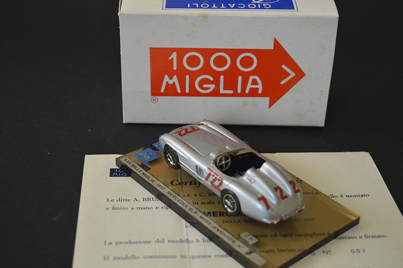 ABCxBRUNERI 1955 MERCEDES SLR -XXII MILLE MIGLIA 1955 MOSS-JENKINSON # 722