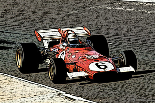 TAMEO TMK398 FERRARI 312B GP.SUD AFRICA 1971 JACKY ICKX-CLAY REGAZZONI-MARIO AN