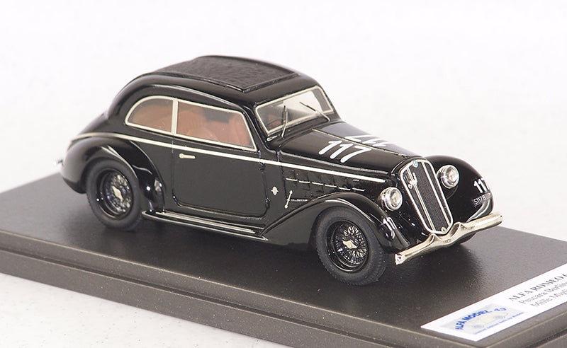 ALFA MODEL AM43345 ALFA ROMEO ROMEO 6C 2300B TOURING MILLE MIGLIA 1937 # 117