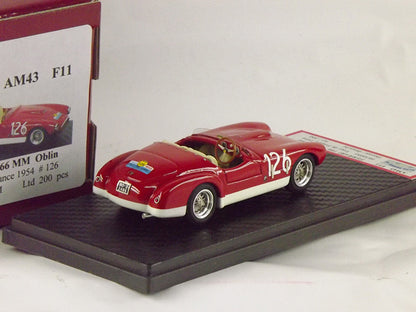 ALFA MODEL AM43F11 FERRARI 166 MM OBLIN TOUR DE FRANCE 1954 # 126 HERZET-BIANCHI