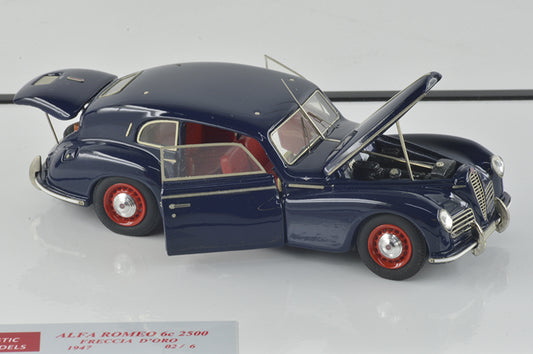 ALFA MODEL AM43AM03BL - ALFA ROMEO 6C 2500 FRECCIA D'ORO 1947 BLUE