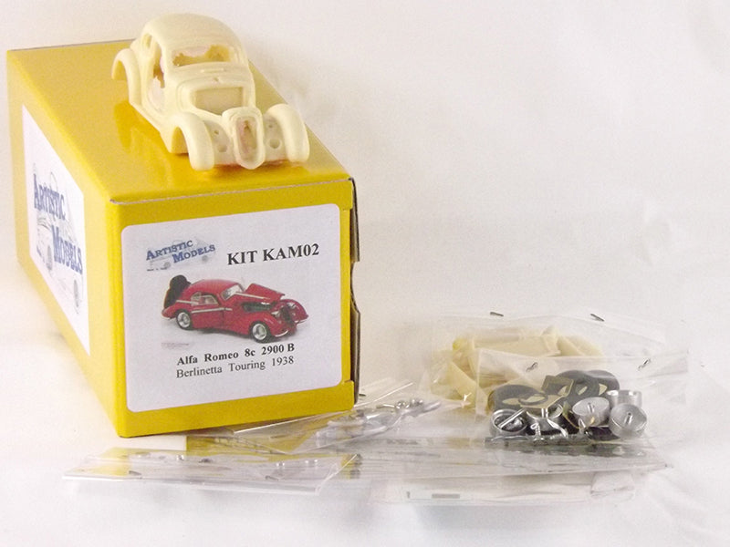 ALFA MODEL AM43KAM02 ALFA ROMEO 8C 2900 B BERKINETTA TOURING 1938