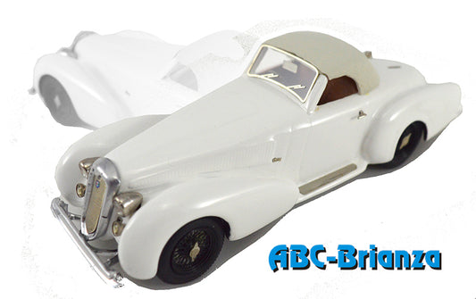 FB MODEL FBM090C ALFA ROMEO 8c 2900 B SPIDER STABILIMENTI FARINA WHITE CLOSE