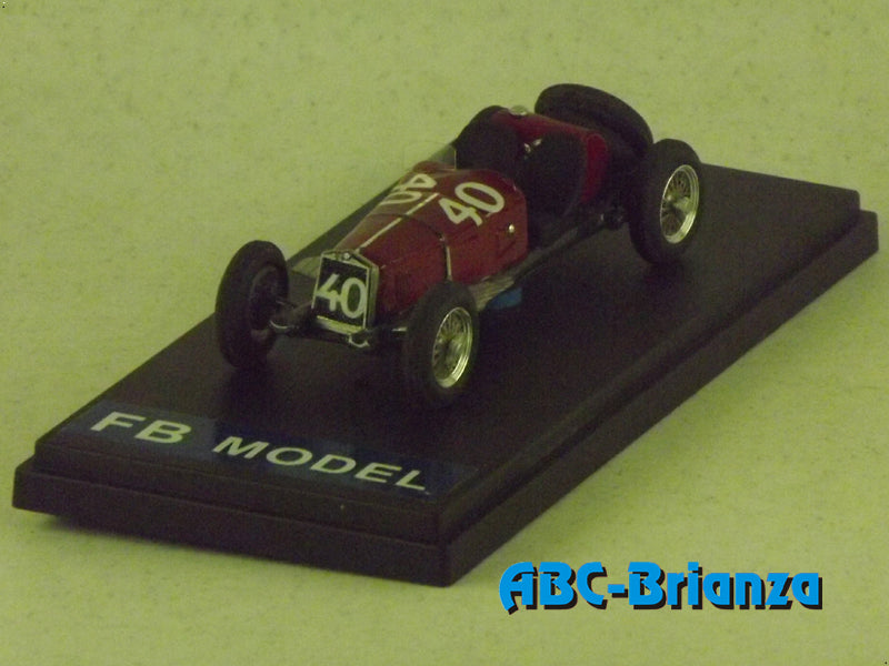 FB MODEL FBM083D ALFA ROMEO 6C 1750 SS 5° TARGA FLORIO 1030 #40 NUVOLARI