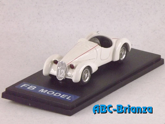 FB MODEL FBM077C ALFA ROMEO 6C 2300 SPIDER CORTESE ZAGATO CIRCUITO AGRO-PONTINO 1937 #12-F. CORTESE