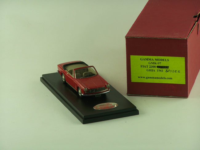 GAMMA MODELS GMM097 FIAT 2300 SPIDER 1961