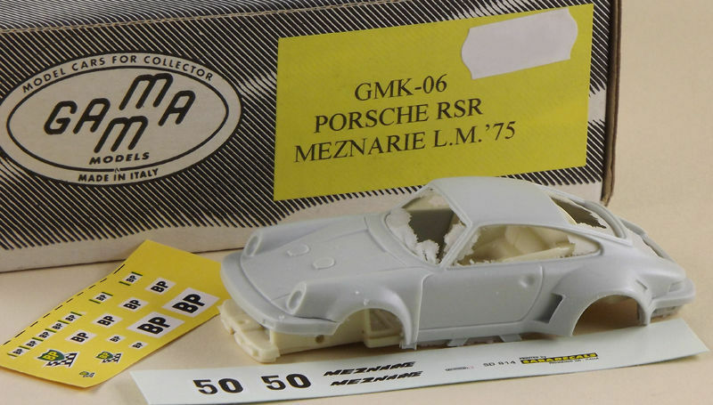 GAMMA MODELS GMK006 PORSCHE RSR "MEZNARIE" LeMANS 1975 N° 50