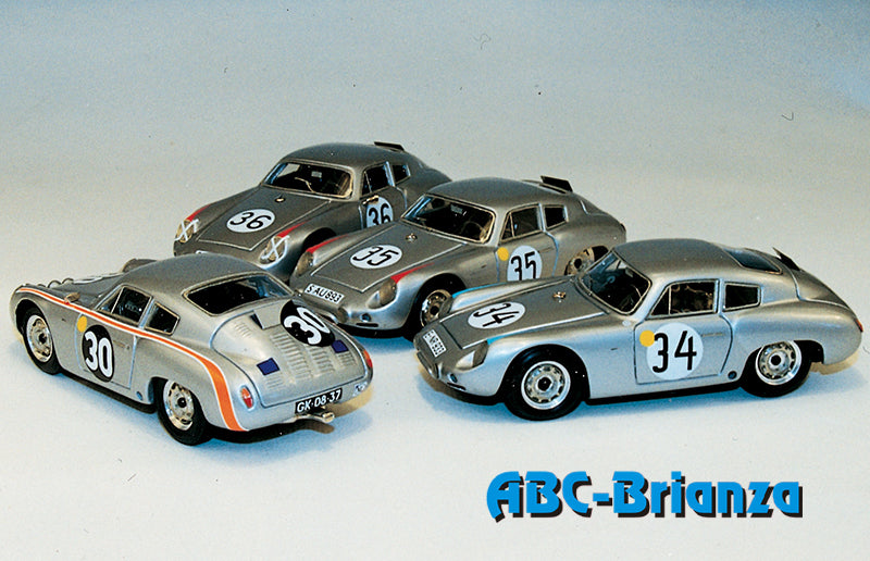 ABC082A PORSCHE CARRERA ABARTH TIPO 695 GS 1961 N.30 BEAUFORT-BEN PON LM 1962