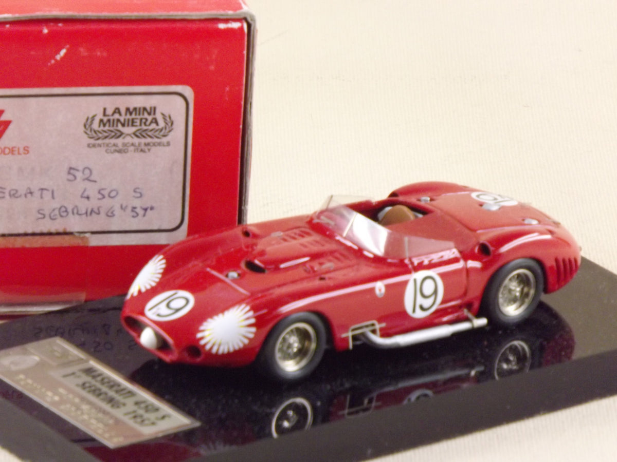 GAMMA MODELS GMM052 MASERATI 450S 1°SEBRING1957 #19