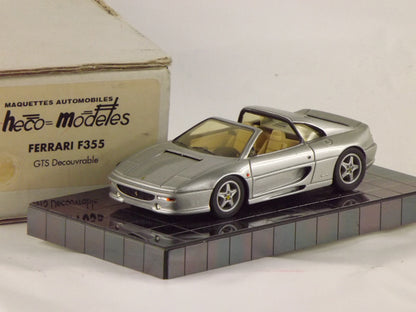 HECO MODELES HECOF355GTS FERRARI F355 GTS DECOUVRABLE SILVER