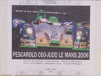 LE MANS MINIATURES LM124084KP PESCAROLO C60 # 16 e #017