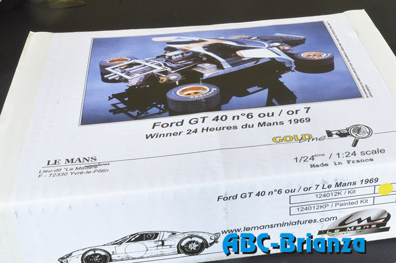 LE MANS MINIATURES LM124012K FORD GT40 WINNER LM 1969 #6 or 7