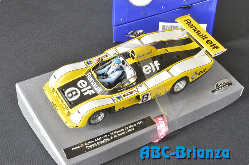 LE MANS MINIATURES LM132077-8 ALPINE A442 LE MANS 1977 # 8 PATRICK DEPAILLER-JACQUES LAFITTE