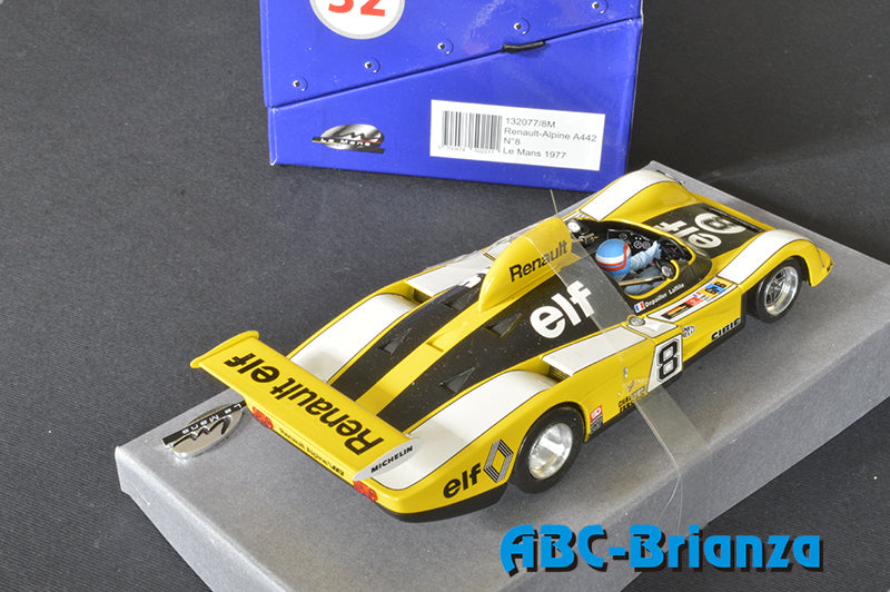 LE MANS MINIATURES LM132077-8 ALPINE A442 LE MANS 1977 # 8 PATRICK DEPAILLER-JACQUES LAFITTE