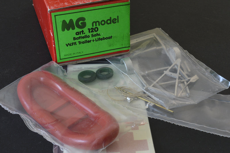 MG MODEL MGK120 BATTELLO SALV. W.F.E- TRAILER+ LIFEBOAT