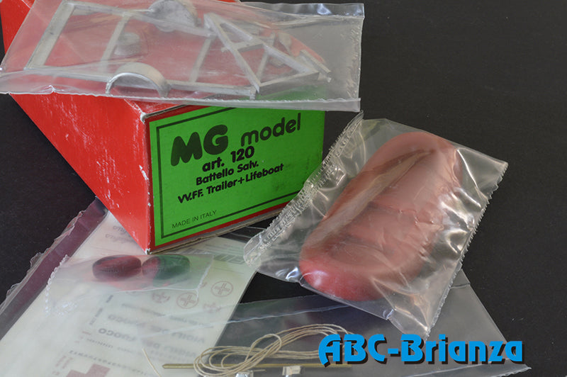 MG MODEL MGK120 BATTELLO SALV. W.F.E- TRAILER+ LIFEBOAT