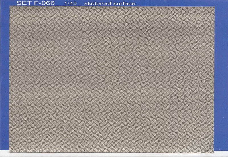 ABC ACCESSORI-SPARE PARTS SETF066 PAVIMENTO ANTISDRUCCIOLO/ SKIDPROOF SURFACE (17 x 12,5 mm)