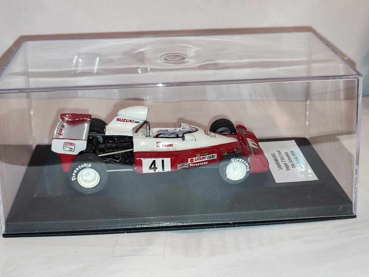 LM140 - VILLAMODEL - Trojan T103 Ford - Tim Schenken - GP Belgio - 1974