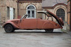 EVRAT233 Peugeot 402 Eclipse Brandone half open, early restoration version. Unique model, two seater