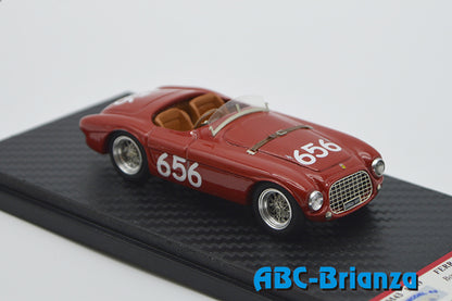 ALFA MODEL AM43F149 Ferrari 212 / 225 Export Barchetta Touring #0104ED Mille Miglia 1956 #656 Gianni Albarelli