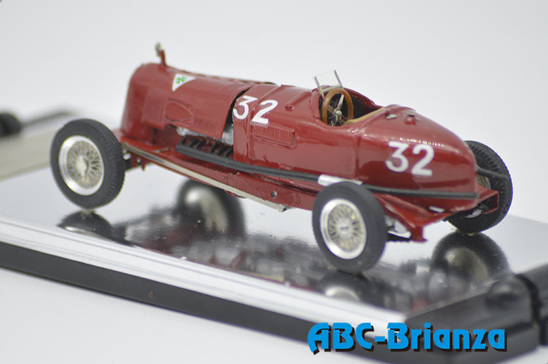 FB MODEL FBM105A ALFA ROMEO TIPO A MONOPOSTO Twin engine with opening hood 1^ Coppa Acerbo 1931 G. Campari # 32