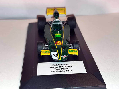 LM135 - VILLAMODEL - Token JR02 Ford - Tom Pryce - GP Belgio - 1974