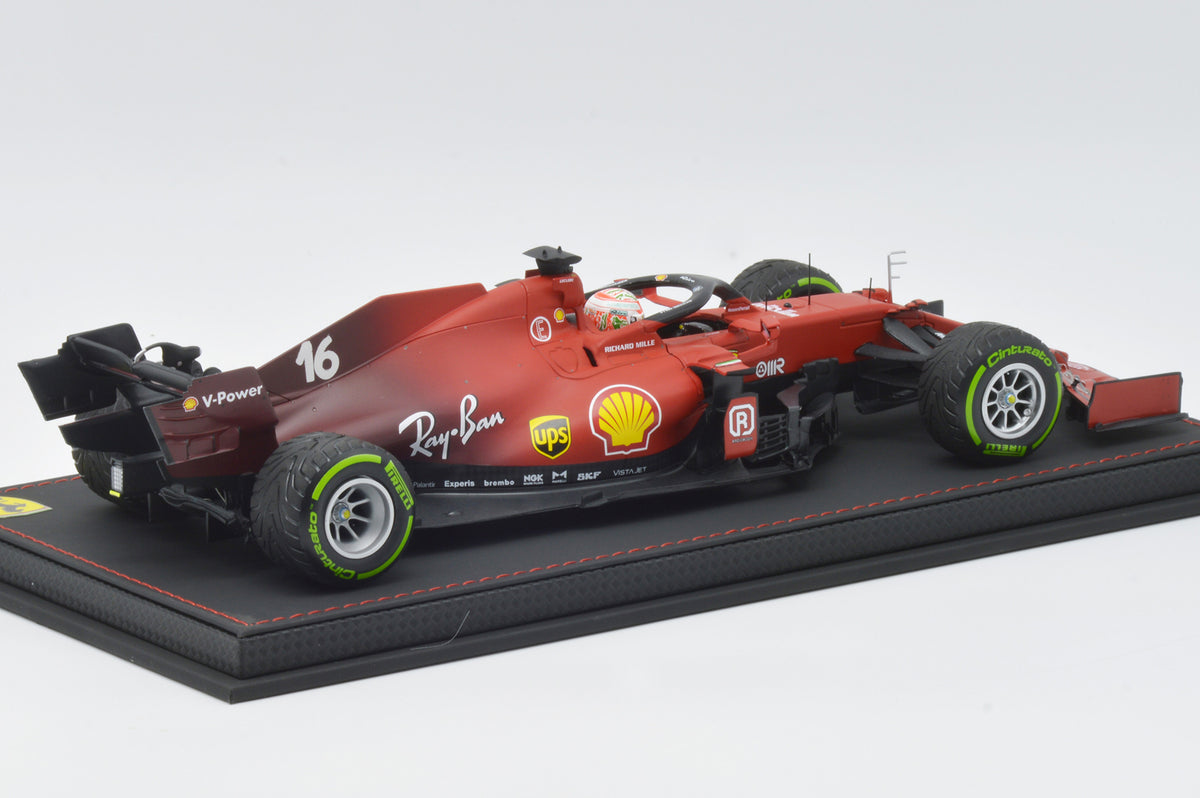 BBR211816DIE FERRARI SF21 GP MADE IN ITALY E DELL’EMILIA ROMAGNA LECLERC