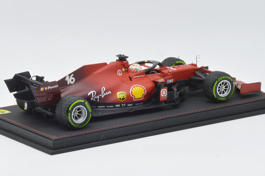 BBR211816DIE FERRARI SF21 GP MADE IN ITALY E DELL’EMILIA ROMAGNA LECLERC
