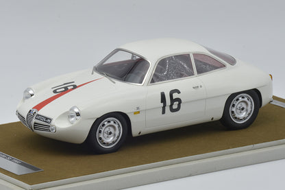 TECNOMODEL TM18-042F ALFA ROMEO GIULIETTA SZ 1960 MONZA COPPA INTEREUROPA #16 KIM