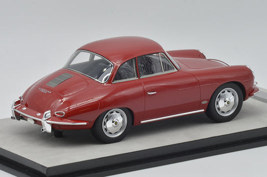 TECNOMODEL TM18-143B PORSCHE 356 KARMAN HARDTOP GLOSS RED 1961