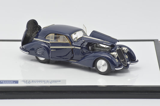 ALFA MODEL AM43AM02B ALFA ROMEO 8C 2900 B BERKINETTA TOURING 1938 BLUE