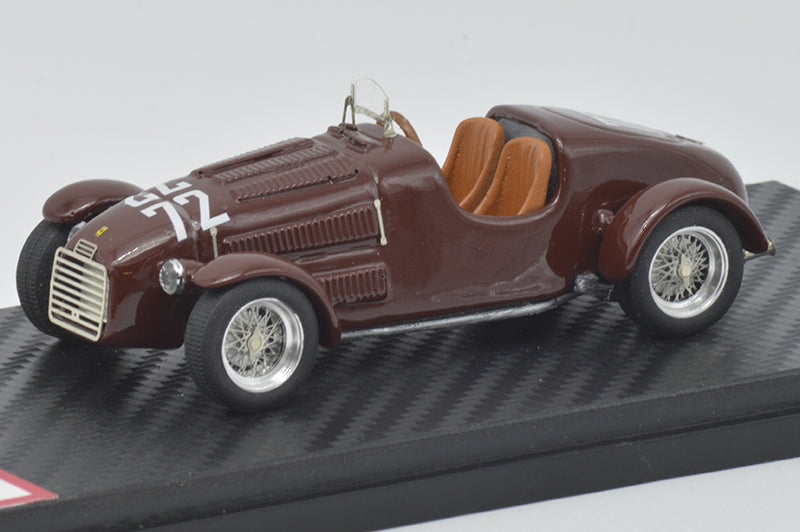 ALFA MODEL AM43F198 FERRARI 125SC #02C CIRCUITO DI FORLI 1947 #72 TAZIO NUVOLARI
