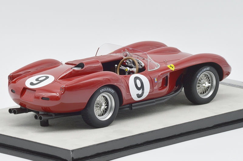 TECNOMODEL TM18-254C FERRARI 250 TR PONTOON FENDER LE MANS 1957 #9 GENDEBIEN TRINTIGNANT60