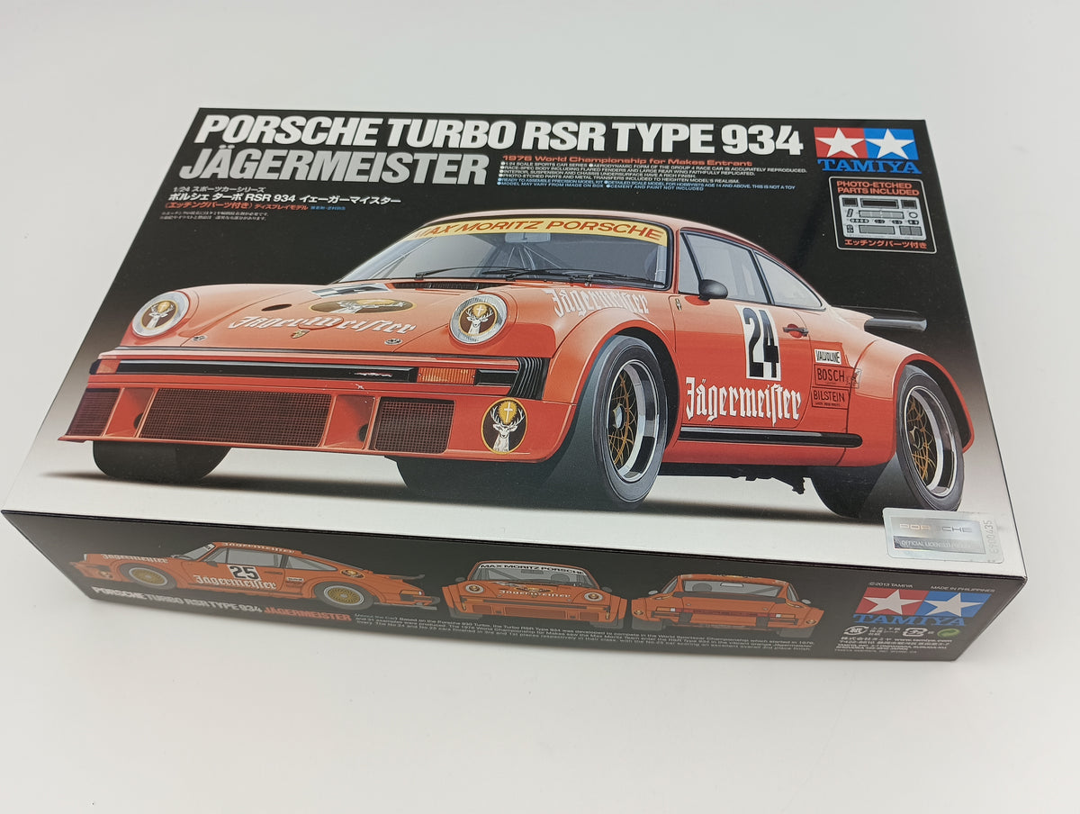 TAMIYA - TA24328 - PORSCHE TURBO RSR TYPE 934 JAGERMEISTER