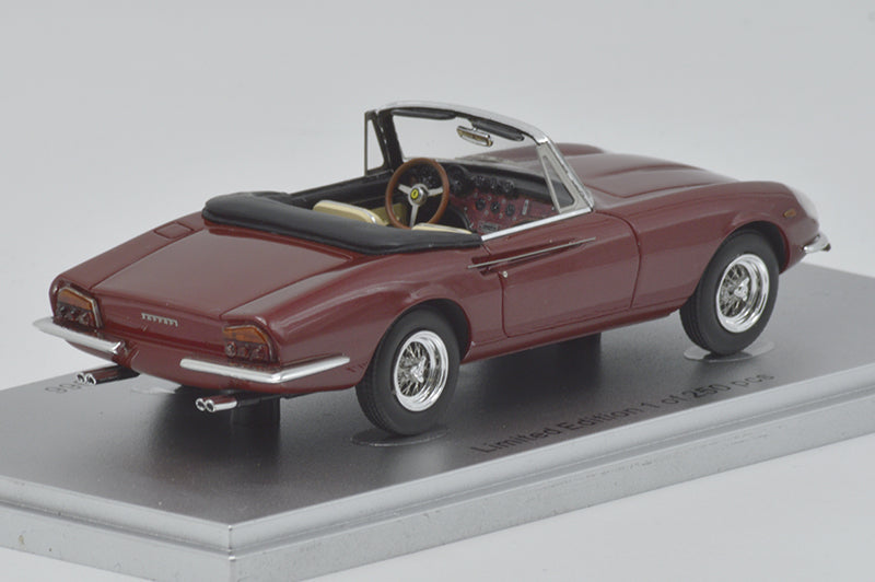KESS43056281 FERRARI 365 CALIFORNIA SPIDER OPEN 1966 METALLIC BORDEAUX