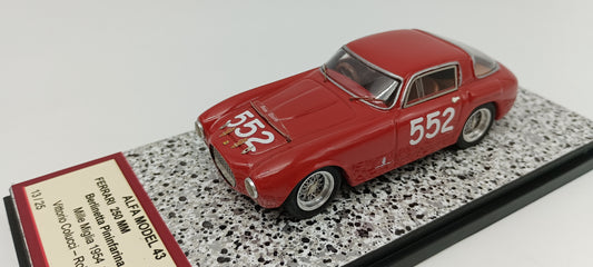 ALFA MODEL AM43F286 FERRARI 250 MM BERLINETTA PININFARINA N.0340MM MILLE MIGLIA 1954 N.552 COLUCCI - PARISI
